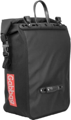 Gabbag Waterdichte Enkele Fietstas - 25 Liter - Zwart -Camping Promotiewinkel 0bbk510 100 04 resultaat