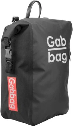 Gabbag Waterdichte Enkele Fietstas - 25 Liter - Zwart -Camping Promotiewinkel 0bbk510 100 08 resultaat