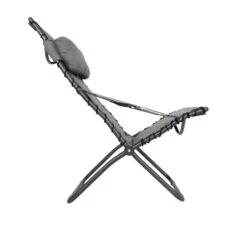 Crespo Tex Comfort AP-262 Loungestoel - Lichtgrijs -Camping Promotiewinkel 1148406 04 1 1 1