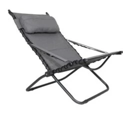 Crespo Tex Comfort AP-262 Loungestoel - Lichtgrijs -Camping Promotiewinkel 1148406 07 1