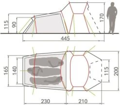 Vaude Chapel L XT Koepeltent - 3 Persoons -Camping Promotiewinkel 12823 5 resultaat