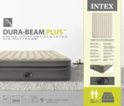 Intex Prime Comfort Luchtbed - Queensize - Ingebouwde Elektrische Pomp -Camping Promotiewinkel 1621 1900 64164nd pkg 2023 300