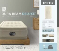 Intex Ultra Plush Luchtbed - Eenpersoons - Ingebouwde Elektrische Pomp -Camping Promotiewinkel 1663 1900 64426nd pkg 2023 300