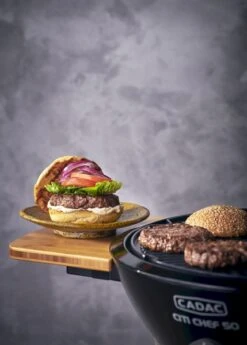 CADAC Citi Chef 50 Gasbarbecue - Zwart -Camping Promotiewinkel 1900 1357 citi chef 50 food 2