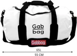 Gabbag Travel M 65L Waterdichte Tas - Wit -Camping Promotiewinkel 4 0jgr410 000 resultaat