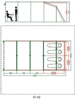 Coleman Meadowood 4L Tunneltent - 4 Persoons -Camping Promotiewinkel 614 1200 meadowood 4l 5 1