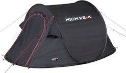 High Peak Vision 2 Pop-up Tent - 2 Persoons - Zwart
