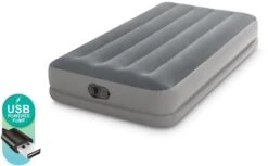 Intex Prestige Mid-Rise Luchtbed - Eenpersoons - Ingebouwde Elektrische Pomp -Camping Promotiewinkel 745 1200 intex twin prestige mid rise luchtbed 1 persoons 2