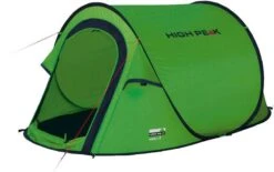 High Peak Vision 2 Pop-up Tent - 2 Persoons - Groen -Camping Promotiewinkel 754 1200 4001690101080