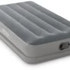 Intex Prestige Mid-Rise Luchtbed - Eenpersoons - Ingebouwde Elektrische Pomp -Camping Promotiewinkel 766 1200 intex twin prestige mid rise luchtbed 1 persoons