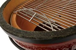 Kamado Joe Junior Barbecue -Camping Promotiewinkel 800 1200 kamadojoejr grillgrateheatdeflectorstand3 cmyk