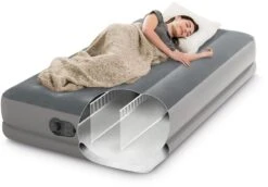 Intex Prestige Mid-Rise Luchtbed - Eenpersoons - Ingebouwde Elektrische Pomp -Camping Promotiewinkel 835 1200 intex twin prestige mid rise luchtbed 1 persoons 3