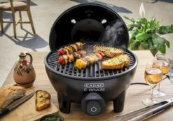 CADAC E-Braai Elektrische Barbecue - Zwart -Camping Promotiewinkel 842 1200 e braai food 2