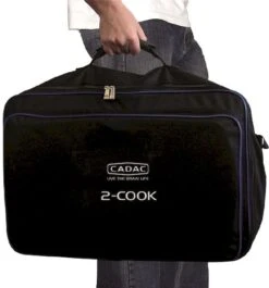 CADAC 2-Cook Pro Deluxe - 2-pits Kooktoestel -Camping Promotiewinkel 900 1200 2 cook carry bag