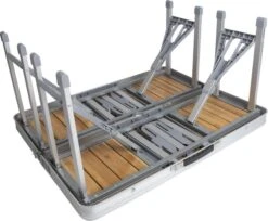 Bo-Camp 136 X 85 Inklapbare Picknicktafel - Bamboe -Camping Promotiewinkel 900 1350 1404800 05