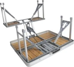 Bo-Camp 136 X 85 Inklapbare Picknicktafel - Bamboe -Camping Promotiewinkel 900 1350 1404800 06