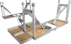 Bo-Camp 136 X 85 Inklapbare Picknicktafel - Bamboe -Camping Promotiewinkel 900 1350 1404800 07