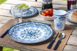 Bo-Camp Old Dutch Melamine Serviesset - 16-delig -Camping Promotiewinkel 900 1350 6181360 10