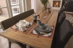 Bo-Camp Stone Melamine Serviesset - 16-delig - Grijs -Camping Promotiewinkel 900 1358 6181375 13