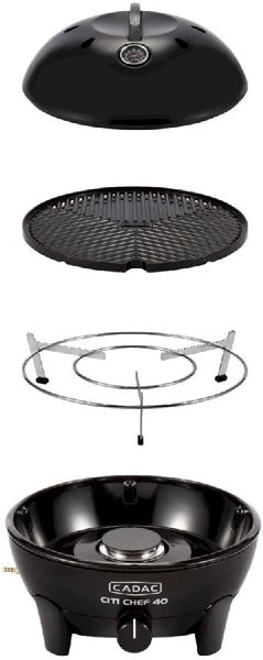 CADAC Citi Chef 40 Gasbarbecue - Zwart