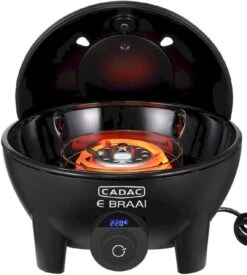 CADAC E-Braai Elektrische Barbecue - Zwart -Camping Promotiewinkel 900 764 5840 20 04 e braai 40 16