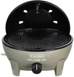 CADAC Citi Chef 40 Gasbarbecue - Groen -Camping Promotiewinkel 900 853 5610 20 12 citi chef 40 olive green 2