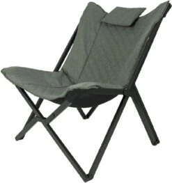 Bo-Camp Industrial Molfat Relaxstoel - Groen/Grijs -Camping Promotiewinkel 900 865 1200353 02