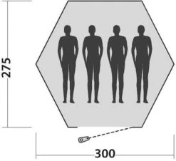 Easy Camp Bolide 400 Tipitent - 4 Personen -Camping Promotiewinkel 900 983 plattegrond bolide 2