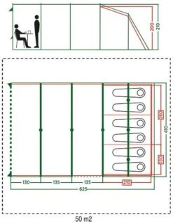 Coleman Vail Long Tunneltent - 6 Persoons -Camping Promotiewinkel 972 1900 coleman vail long tunneltent 6 persoons 2