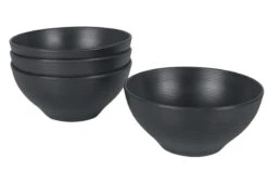 Bo-Camp Orville Melamine Serviesset - 16-delig - Antraciet -Camping Promotiewinkel bo camp orville antr 2