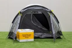 Kampa Brighton Grey 3 Tunneltent - 3 Persoons -Camping Promotiewinkel brightongrey3 3