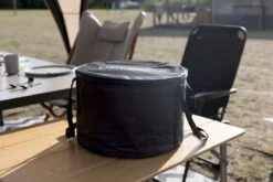 LotusGrill XL Hybrid Houtskoolbarbecue - Rood -Camping Promotiewinkel lotusgrill in hoes