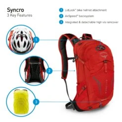 Osprey Syncro Daypack - 20 Liter - Zwart -Camping Promotiewinkel osprey syncro features 1