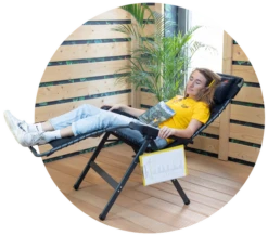 Crespo Air-Deluxe AP-232 Relaxstoel - Zwart -Camping Promotiewinkel toppy s testpanel 4