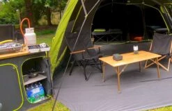 Zempire Kitpac V2 Campingtafel - Groot - 100 X 65 - Bamboe -Camping Promotiewinkel zempire kitpac v2 campingtafel groot 9